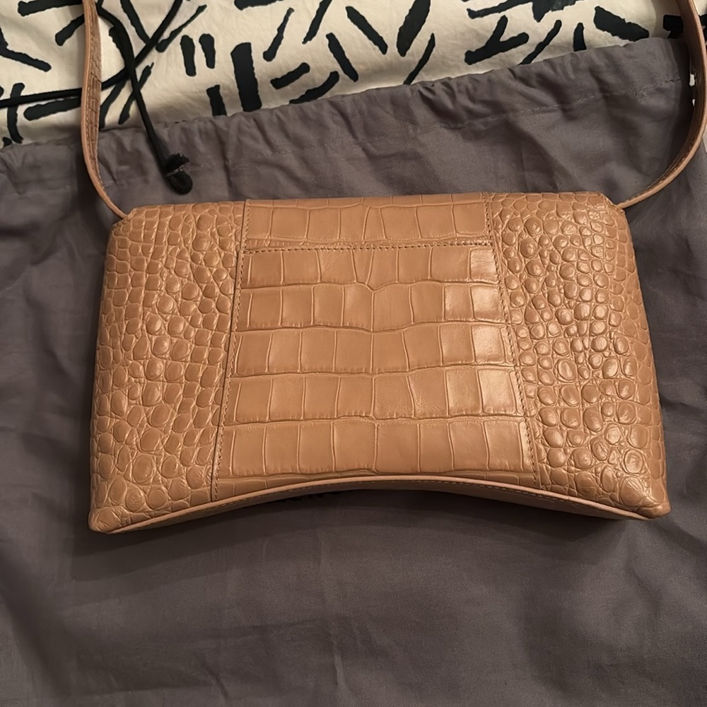 PRICE DROP! EUC Balenciaga XS Downtown Croc-Embossed Bag - Picture 7 of 9
